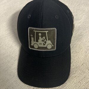 Travis Mathew El Capitan Snapback Hat Golf Cart Beer Patch Cap Gray